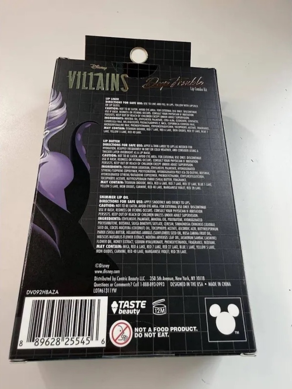 Disney Villains Deep Trouble Lip Combo Kit - Picture 3 of 3